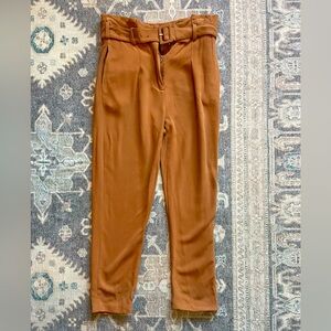 GUC & Other Stories caramel paper bag pants